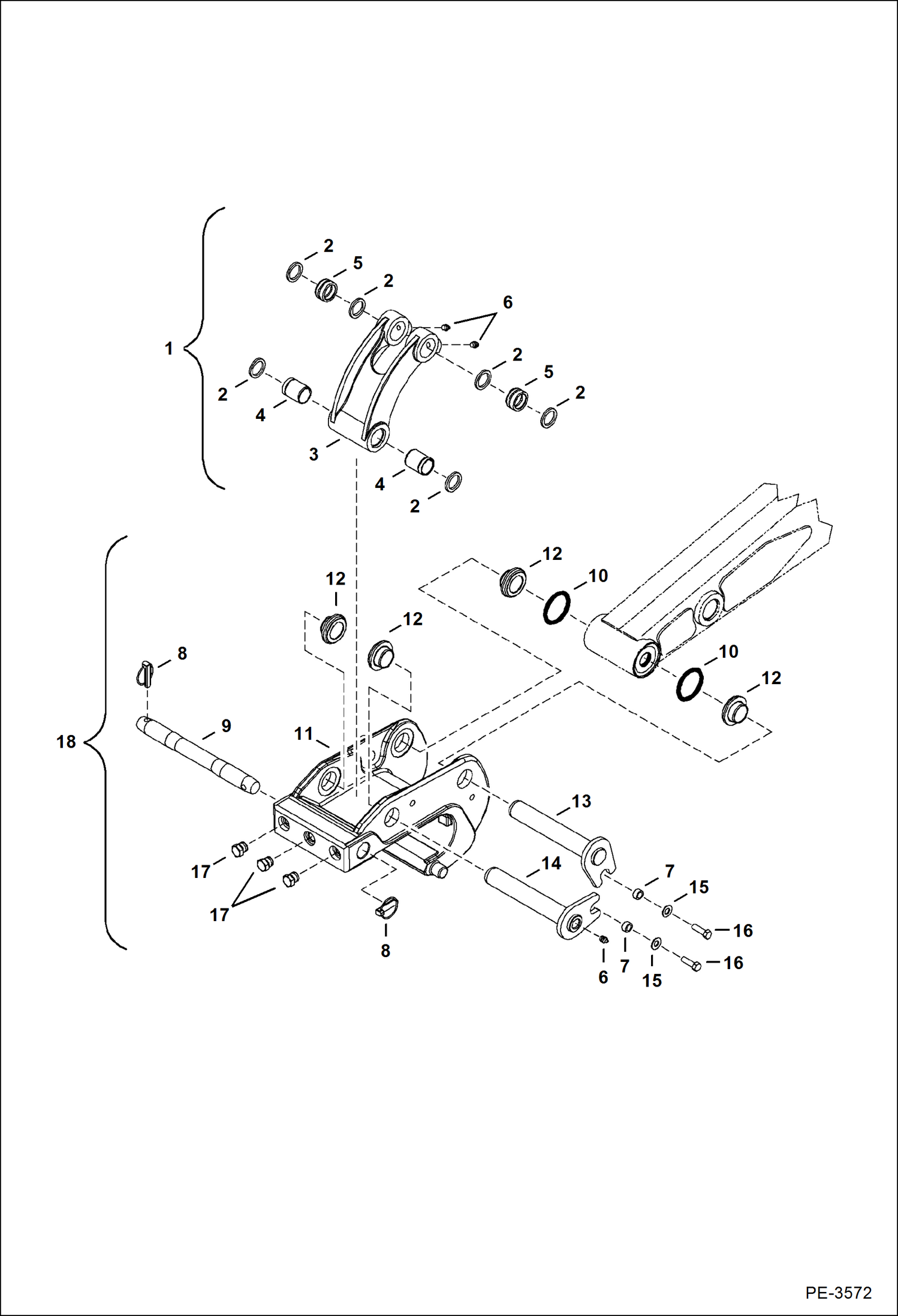 СЕРЬГА КОВША И СМЕННЫЙ