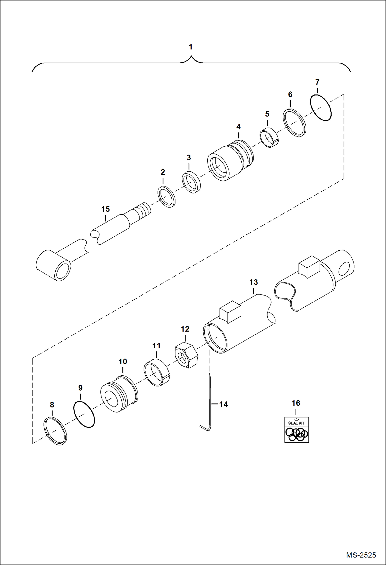 ОДНОКОВШОВЫЙ ПОГРУЗЧИК 7TL (A911) (ПОДЪЕМНОЕ УСТРОЙСТВО И ЦИЛИНДР КОВША)