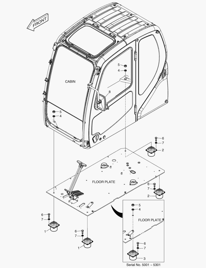 УСТАНОВКА КАБИНЫ