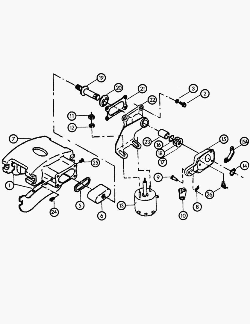 G036-7 CALIPER; PARKING BRAKE