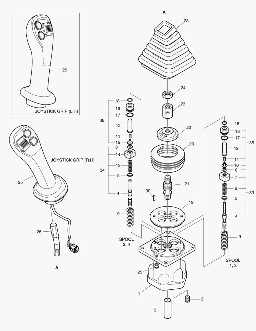 Спецтехника 4190 JOYSTICK VALVE [1001~1050]
