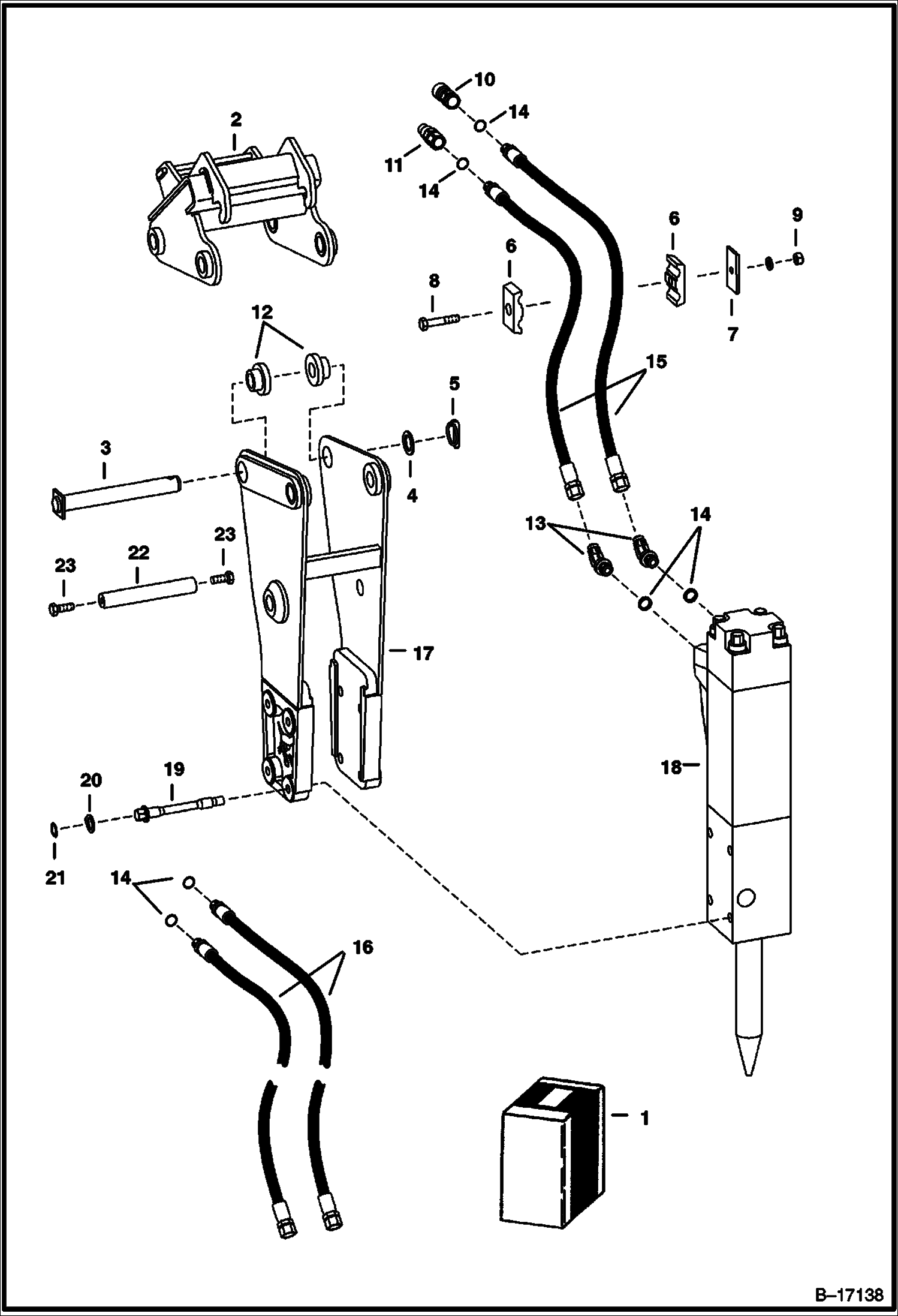 ГИДРОМОЛОТ (СМЕННЫЙ КОНТАЖНЫЙ КОМПЛЕКТ) (2560) (3560) (2570) (3570) (ИСПОЛЬЗУЕТСЯ НА 325, 328, 331, 334)