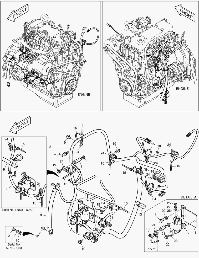 1691 ELECTRIC PARTS - ENGINE [5278~]