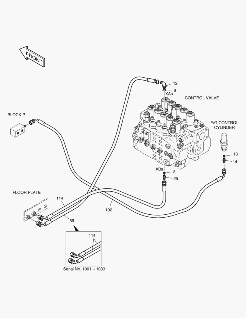ТРУБОПРОВОД СЕРВОУПРАВЛЕНИЯ(8)