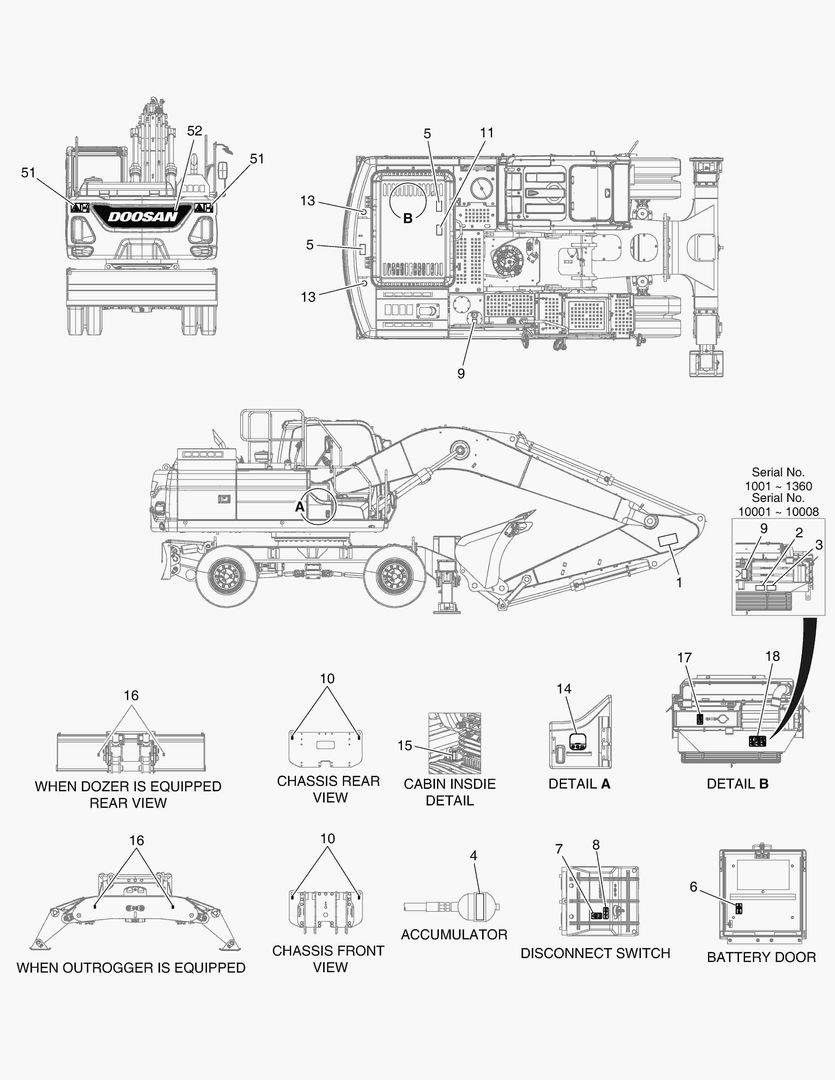 ПРЕДУПРЕЖДАЮЩАЯ ТАБЛИЧКА - ВНЕШНЯЯ ЧАСТЬ