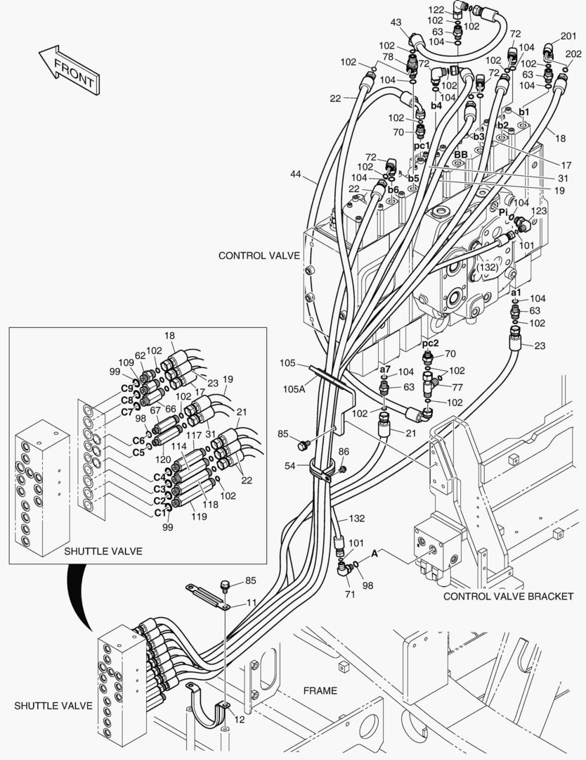 ТРУБОПРОВОД СЕРВОУПРАВЛЕНИЯ(5)