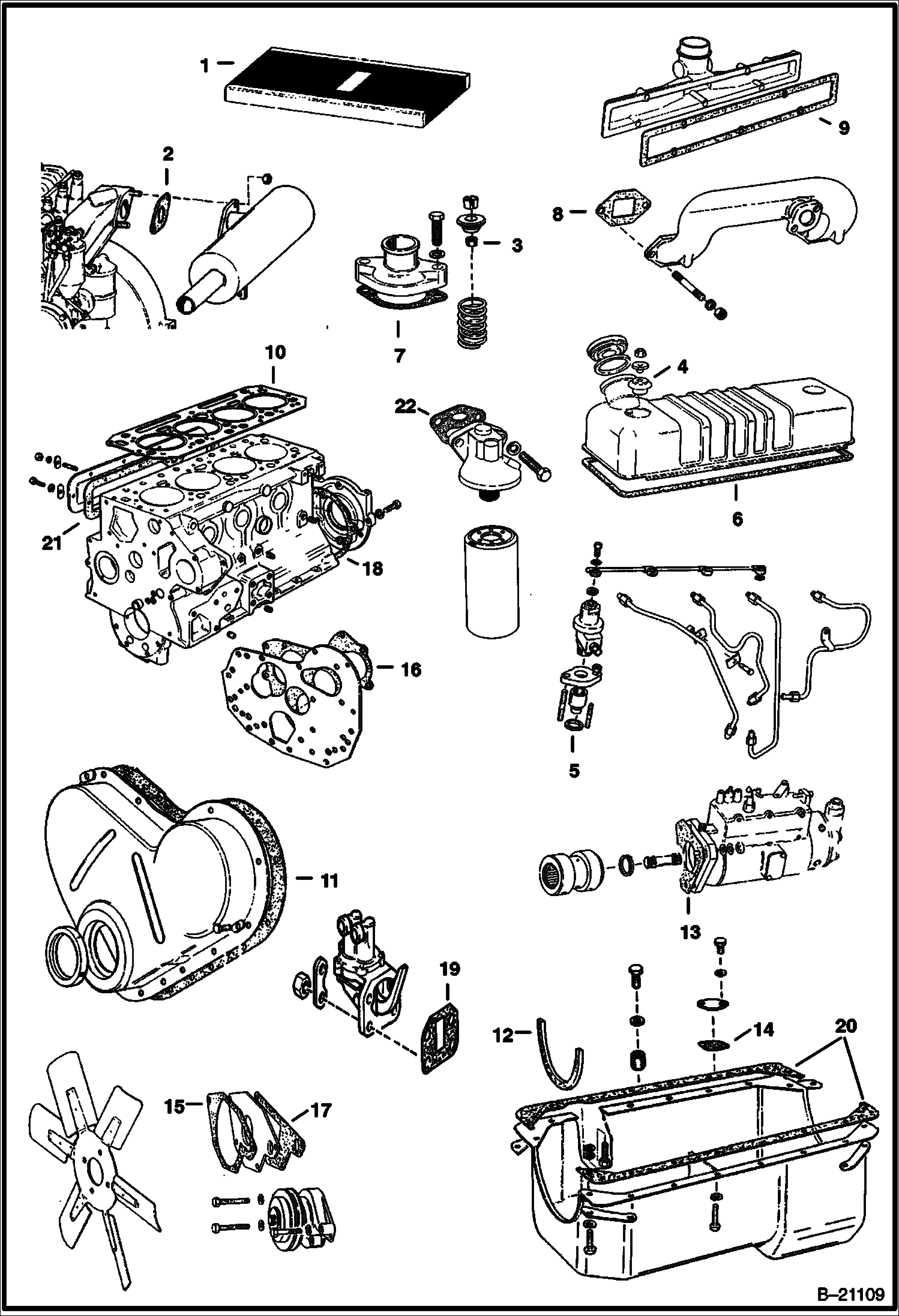 КОМПЛЕКТ ПРОКЛАДОК ДВИГАТЕЛЯS
