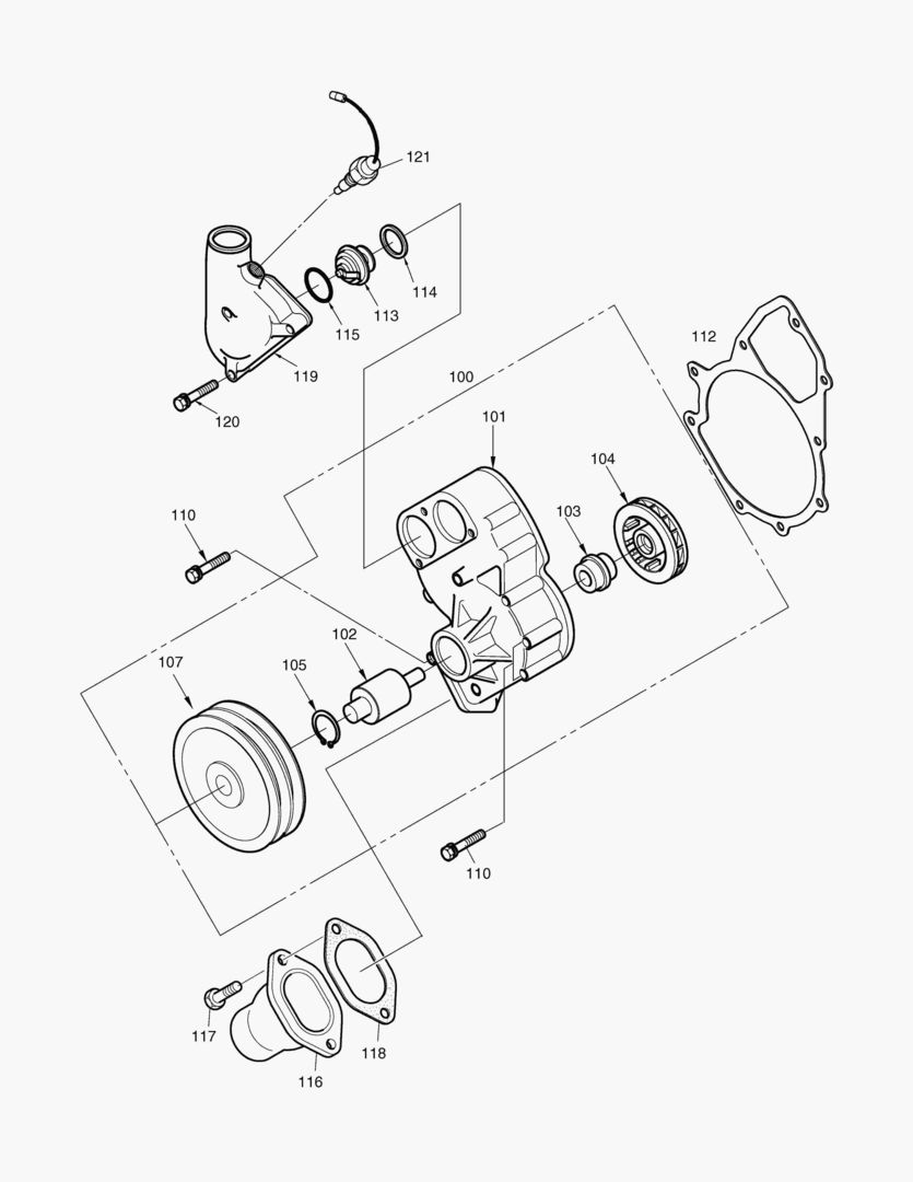 НАСОС ВОДЯНОГО ОХЛАЖДЕНИЯ