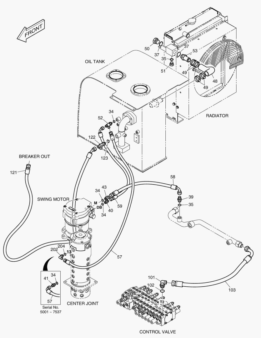 ТУБОПРОВОД МАСЛЯНОГО РАДИАТОРА(1)