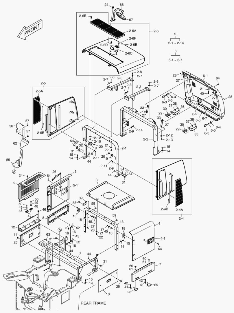 КРЫШКА ДВИГАТЕЛЯ В СБОРЕ