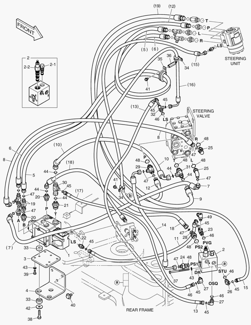 ПАТРУБКИ РУЛЕВОГО УПРАВЛЕНИЯ - ЭЛЕКТРИКА