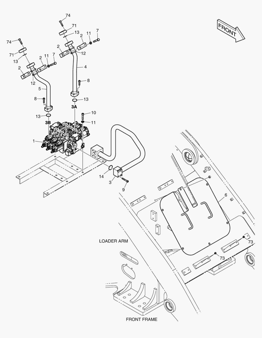 РЕКУЛИРУЮЩИЙ КЛАПАН ТРУБОПРОВОДА - 3-Й КАТУШКИ