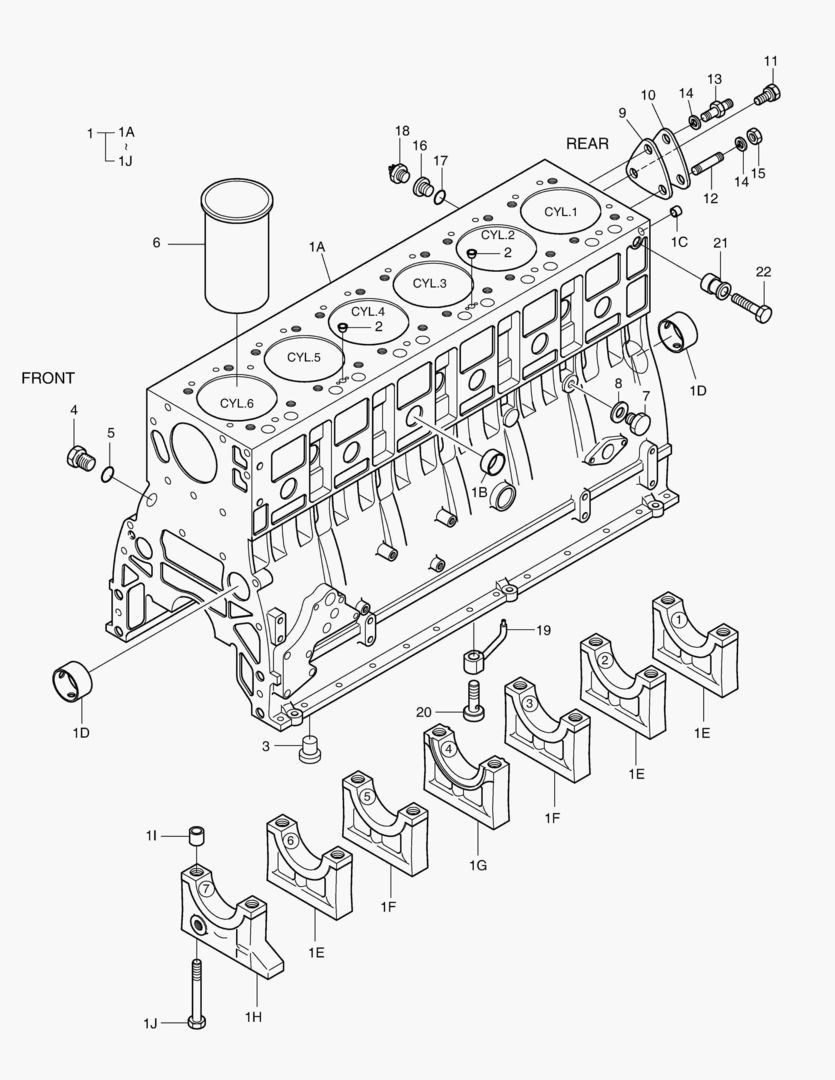 БЛОК ЦИЛИНДРОВ