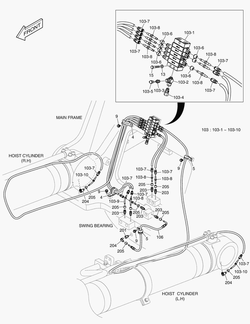6170 LUBRICATION - FEEDER(FRAME)