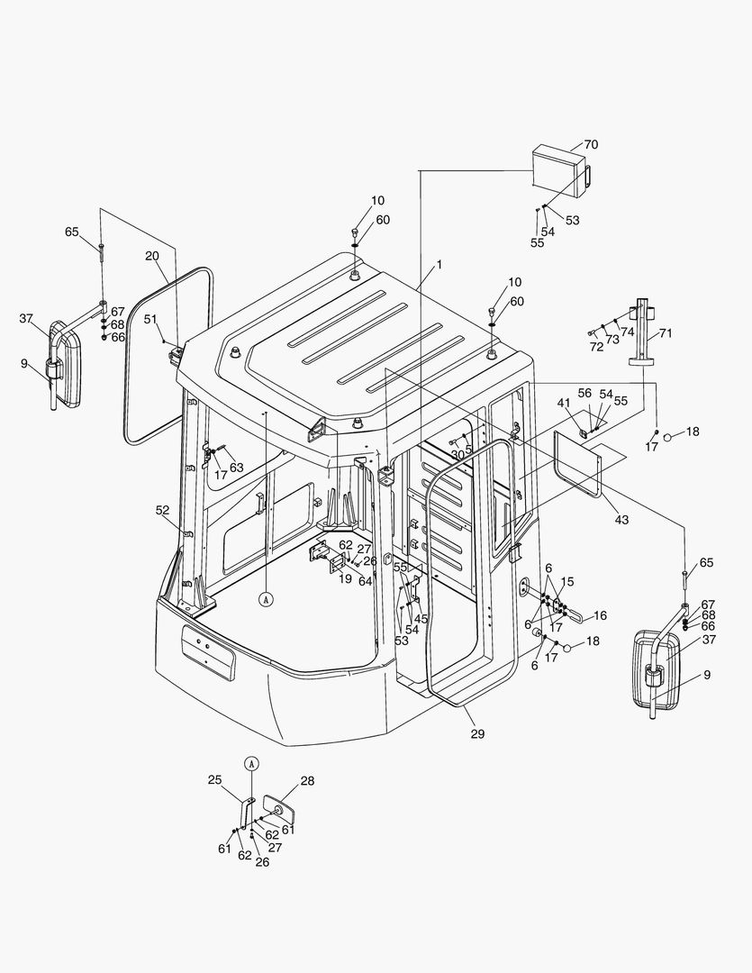Спецтехника 5310 CABIN(1) - BODY;ROPS