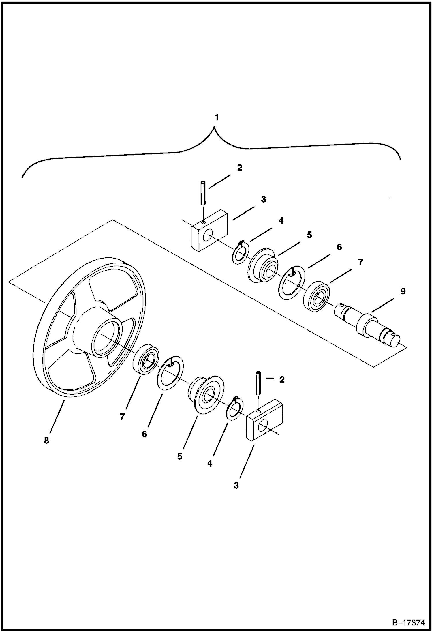 ПЕРЕДНЕЕ НАТЯЖНОЕ КОЛЕСО