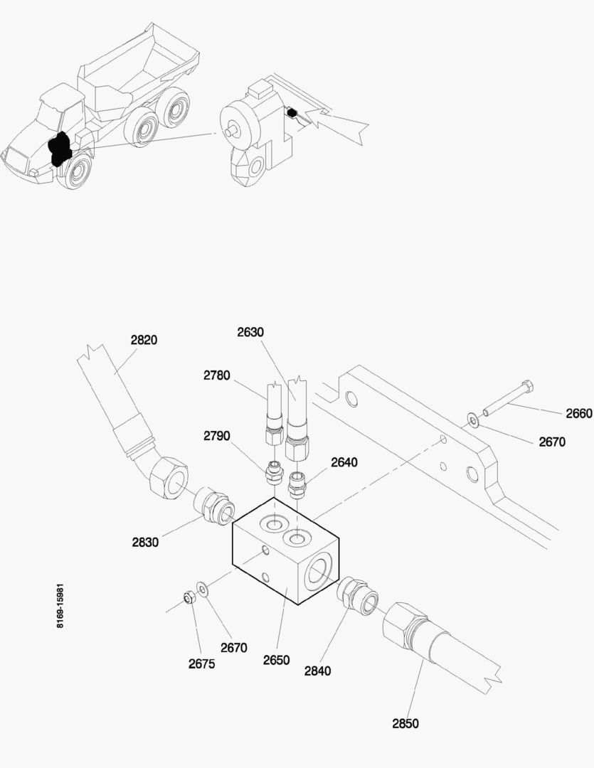 G190-32 RETURN LINE MANIFOLD