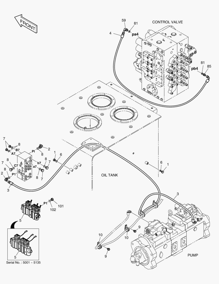 ТРУБОПРОВОД СЕРВОУПРАВЛЕНИЯ(6)