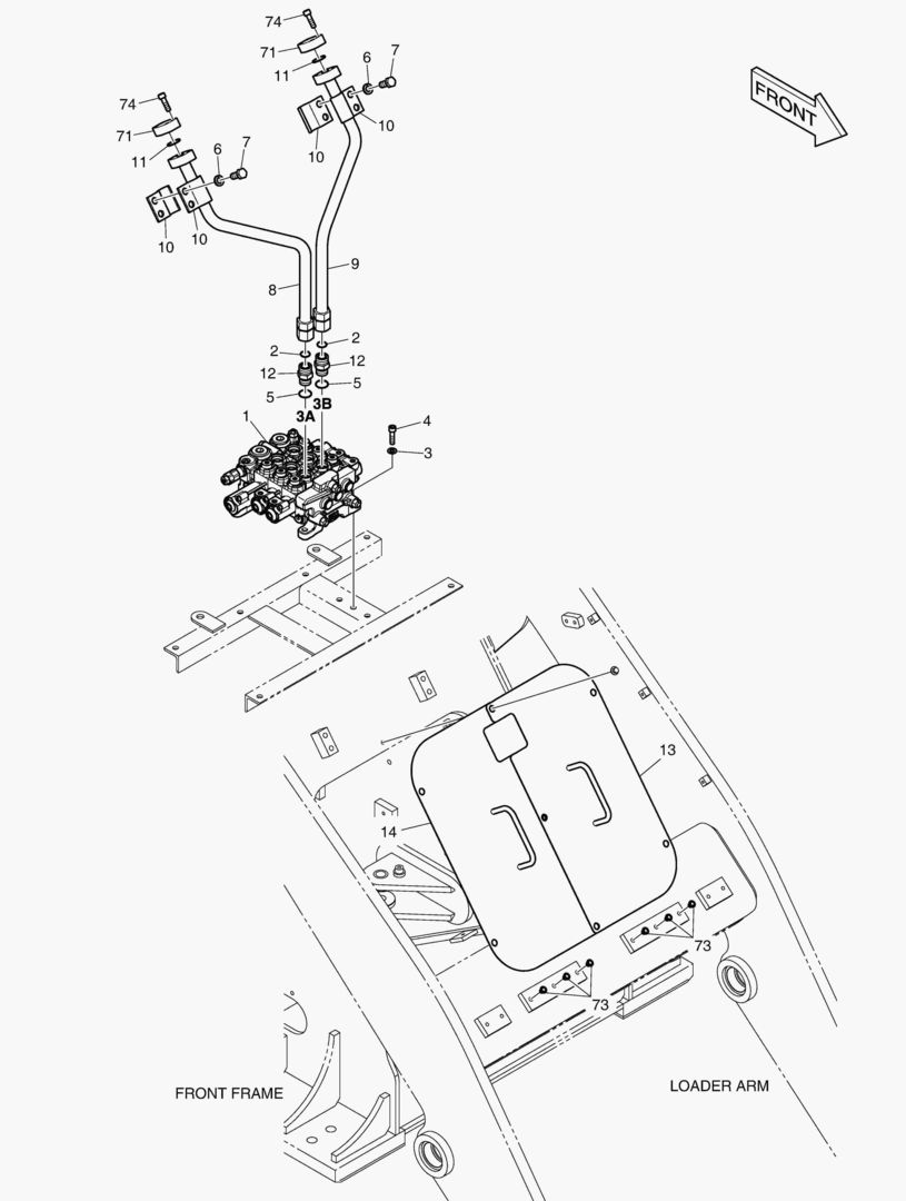 РЕКУЛИРУЮЩИЙ КЛАПАН ТРУБОПРОВОДА - 3-Й КАТУШКИ