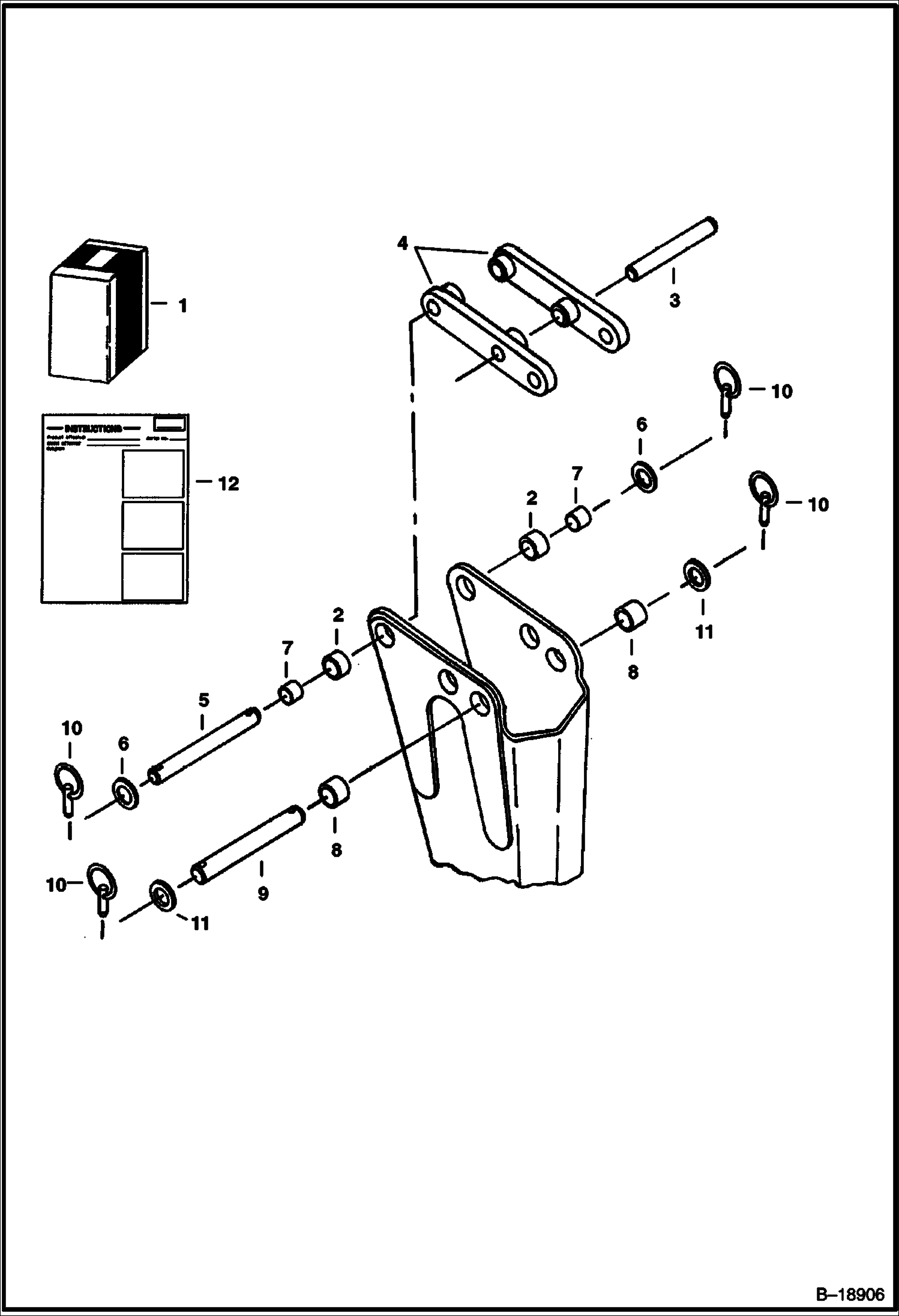 ГИДРОМОЛОТ (МОНТАЖНЫЙ КОМПЛЕКТ) (2500) (3500) (ИСПОЛЬЗУЕТСЯ НА 231, 331)