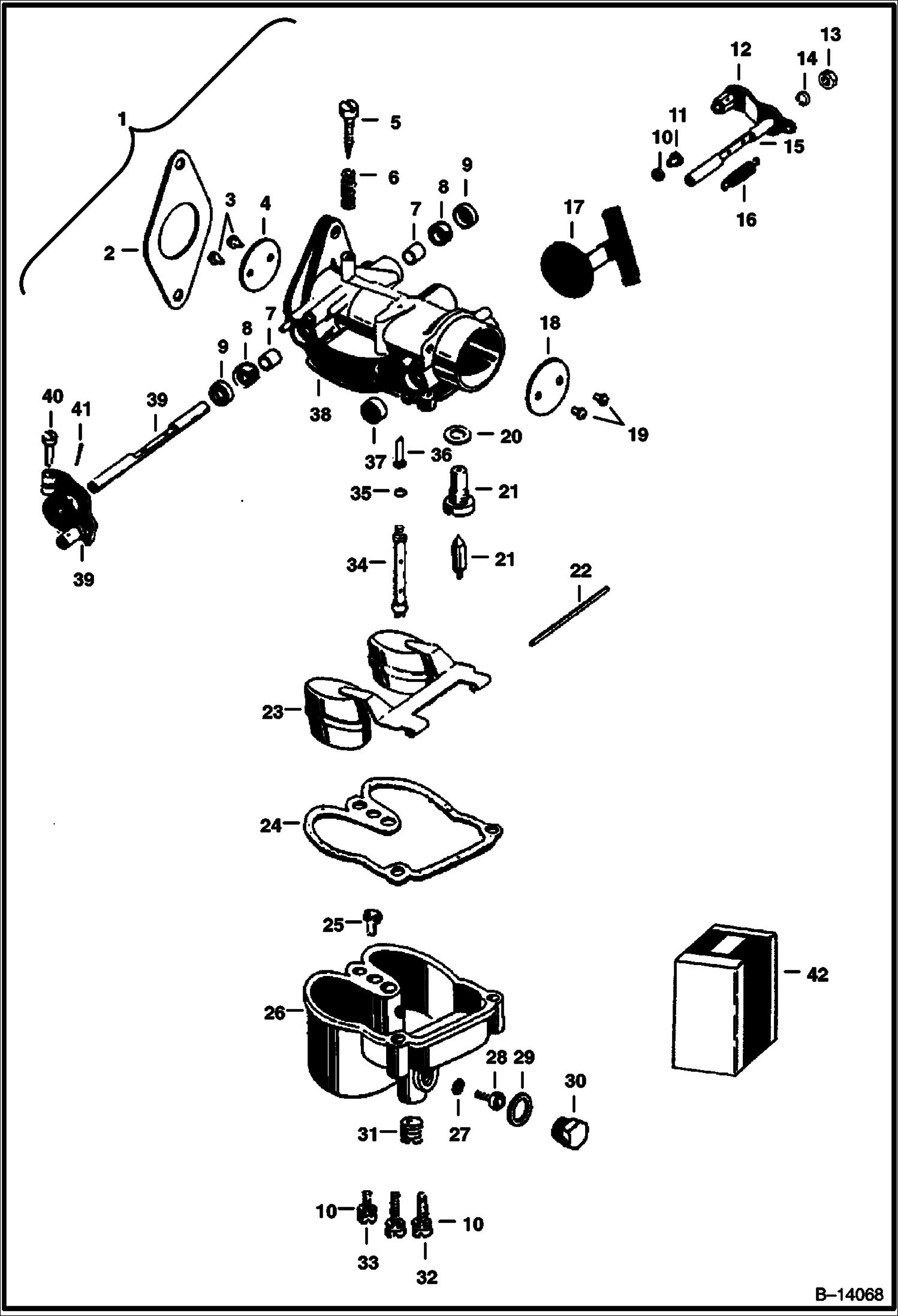 КАРБЮРАТОР (СЕРИЙНЫЙ НОМЕР 12001 И ВЫШЕ)