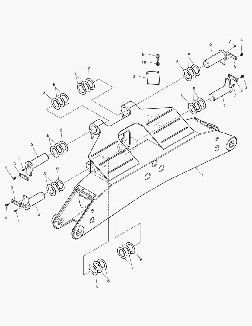 Спецтехника 6501 REAR OUTRIGGER [1557~] - главное фото