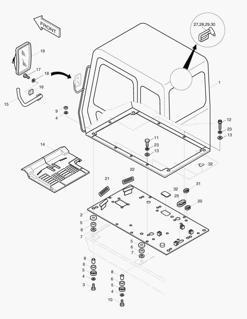 КАБИНА В СБОРЕ