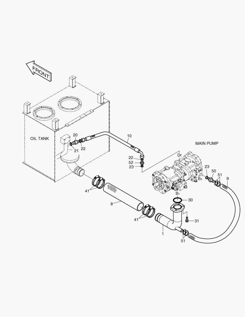 ТУБОПРОВОД МАСЛЯНОГО РАДИАТОРА(2)