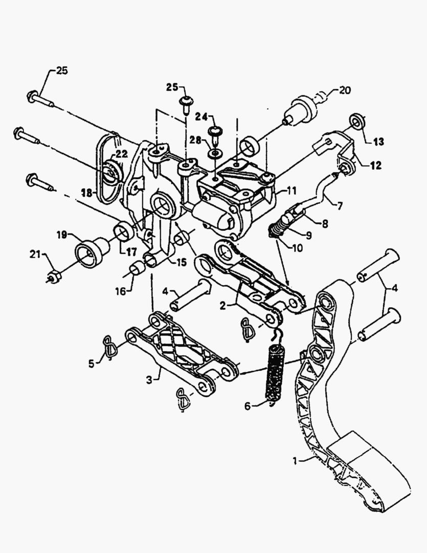G020-4 ACCELERATOR PEDAL