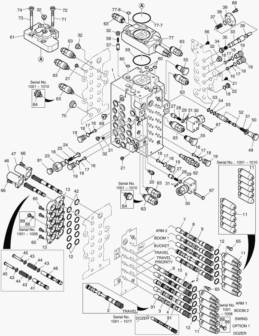 РЕГУЛИРУЮЩИЙ КЛАПАН - ШАРНИРНАЯ СТРЕЛА