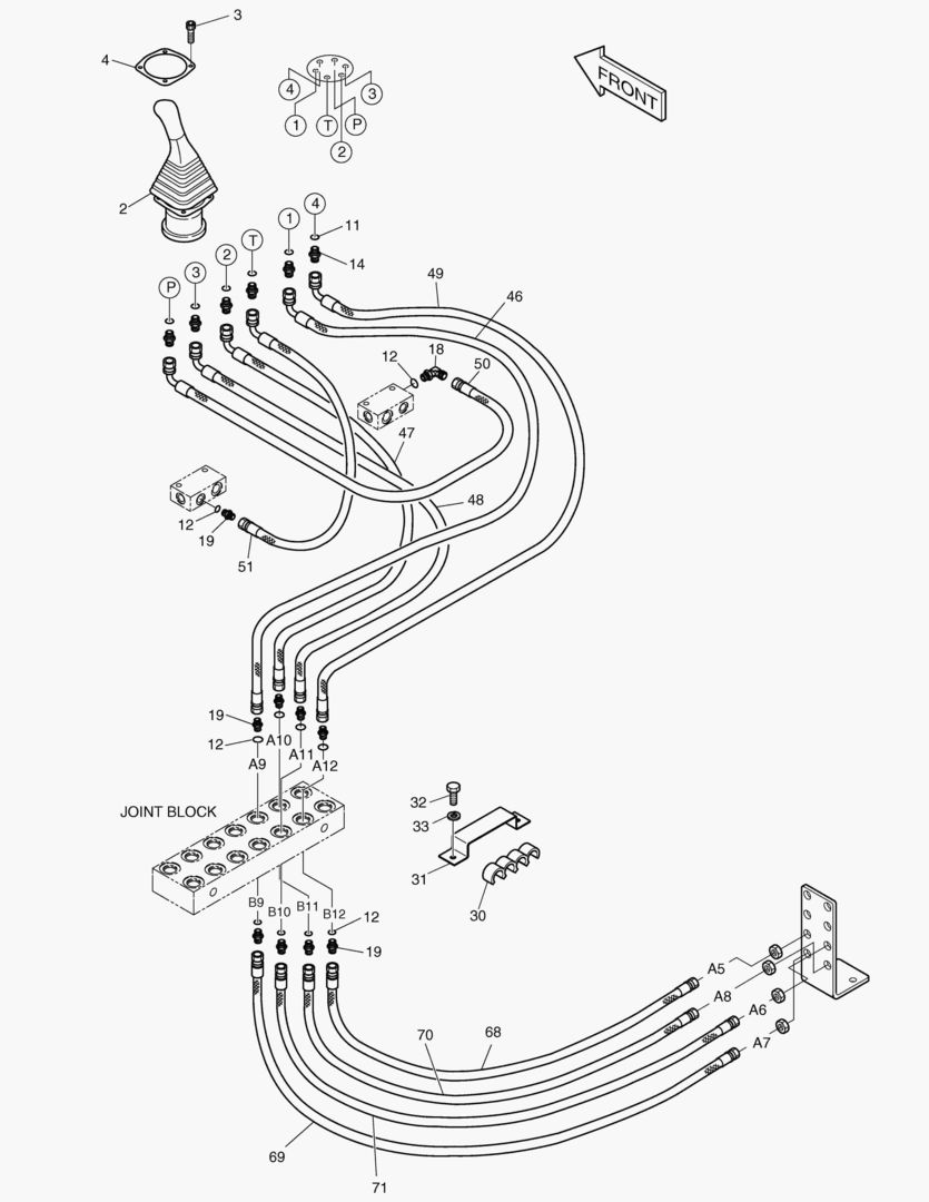 ТРУБОПРОВОД СЕРВОУПРАВЛЕНИЯ(2)-СОЕДИНЕНИЕ