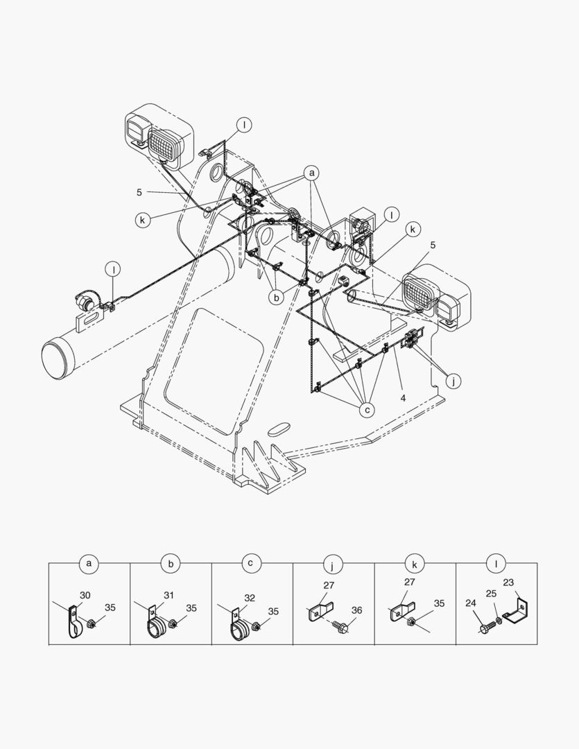 1551 ELECTRIC WIRING(3)-FRONT FRAME (TIER-II) [1011~]