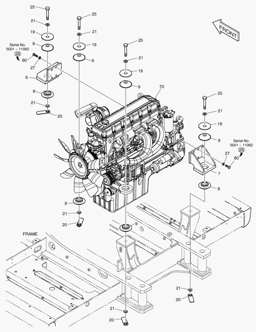 МОНТАЖ ДВИГАТЕЛЯ