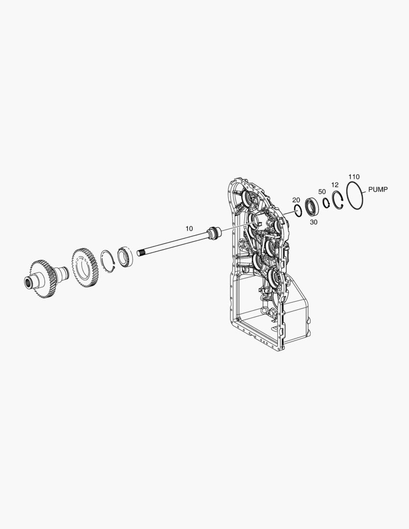 МЕХАНИЗМ ОТБОРА МОЩНОСТИ - БЛОКИРОВКА