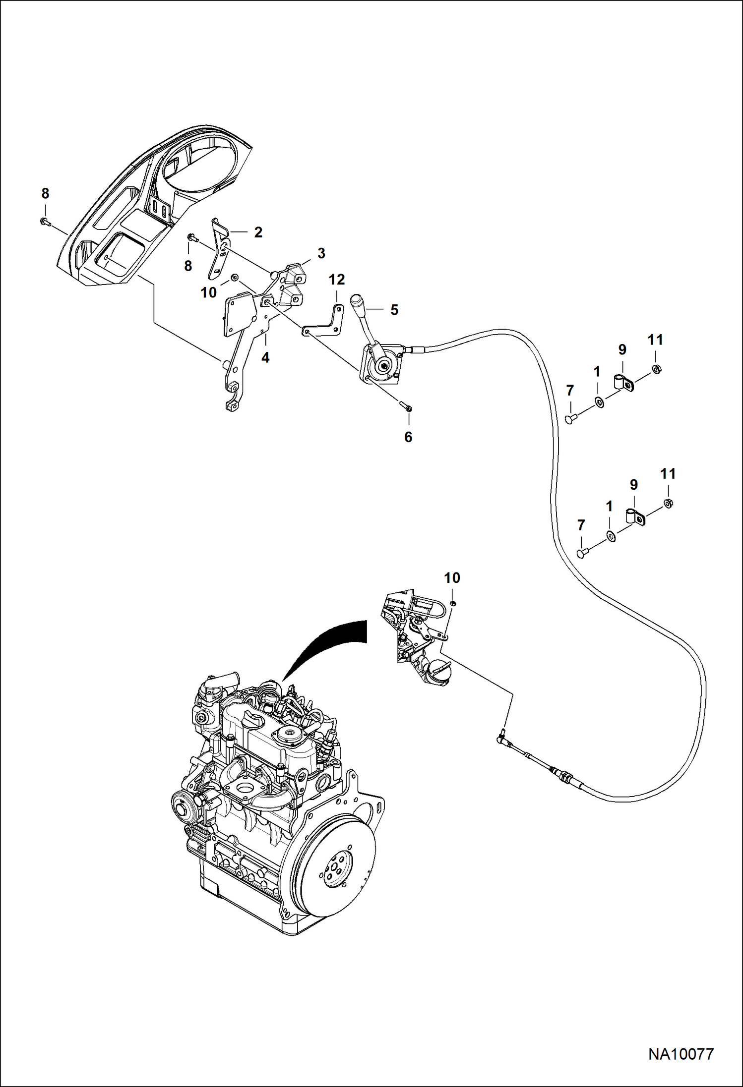МЕХАНИЗМ УПРАВЛЕНИЯ ДРОССЕЛЬНОЙ ЗАСЛОНКОЙ