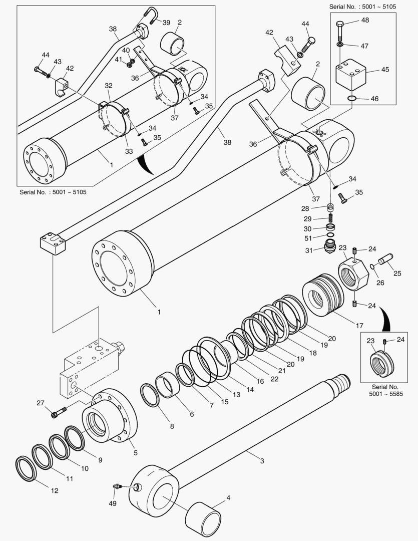 Спецтехника 4290 ARM CYLINDER - LOCK VALVE [5001~5593] - главное фото
