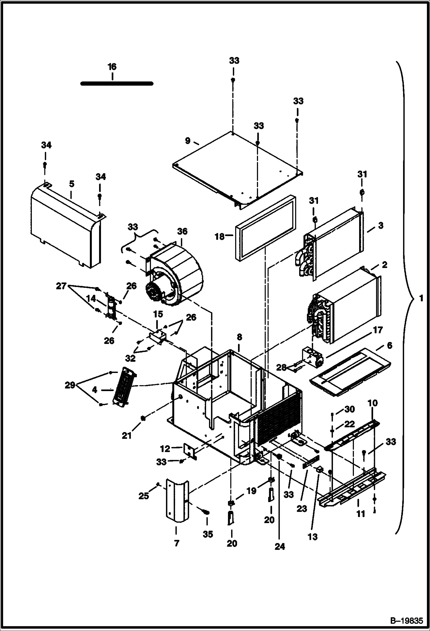 Схема КОНДИЦИОНИРОВАНИЕ ВОЗДУХА (СЕРИЙНЫЙ НОМЕР 232513960, 232711647, 232612934 И ВЫШЕ)