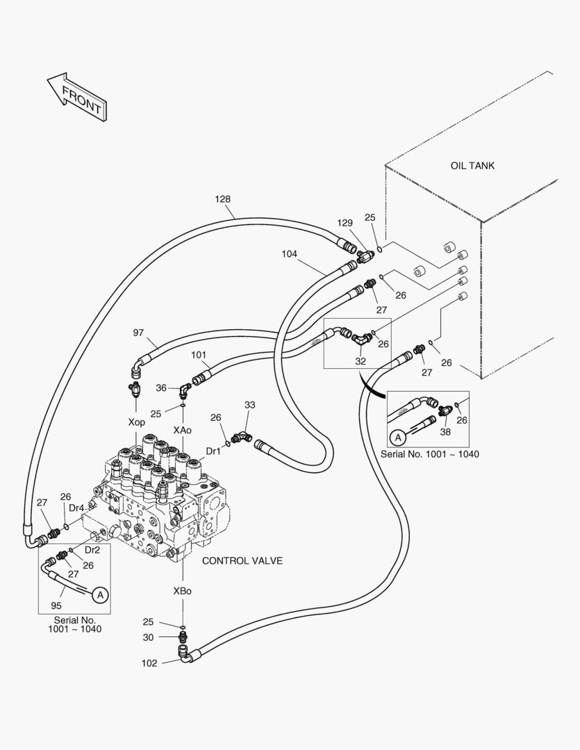 ТРУБОПРОВОД СЕРВОУПРАВЛЕНИЯ(8)