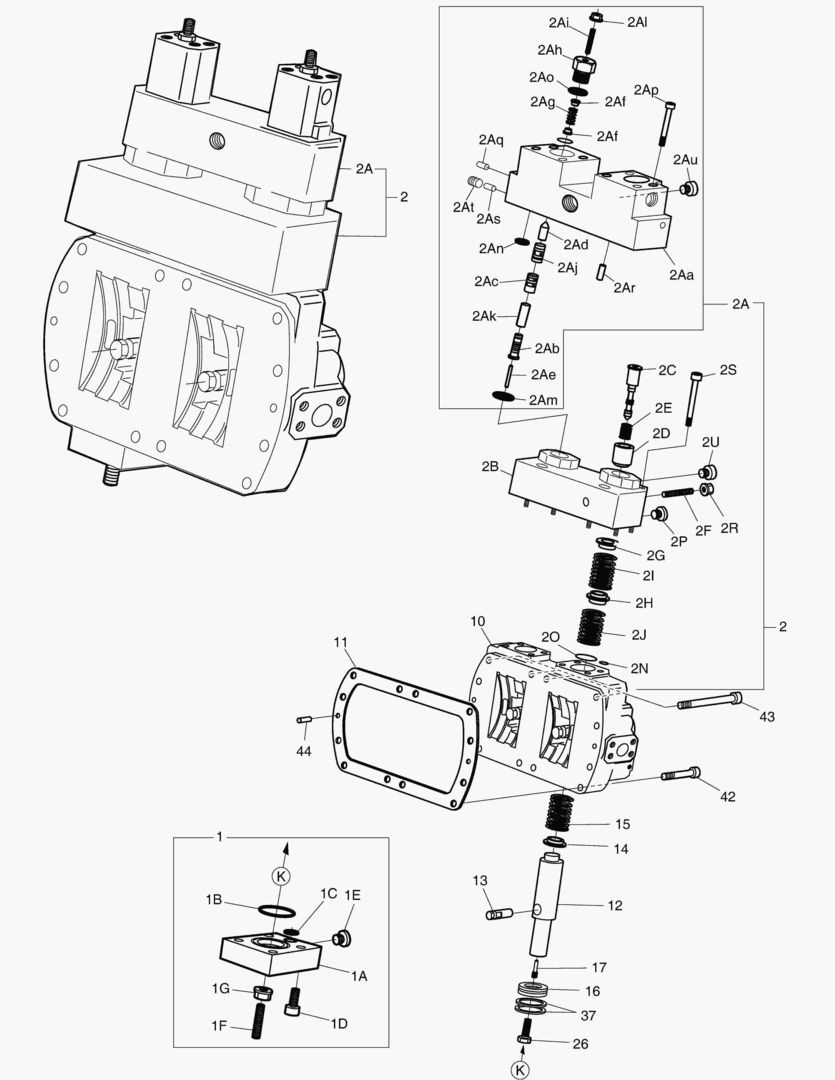 ОСНОВНОЙ НАСОС - УПРАВЛЕНИЕ