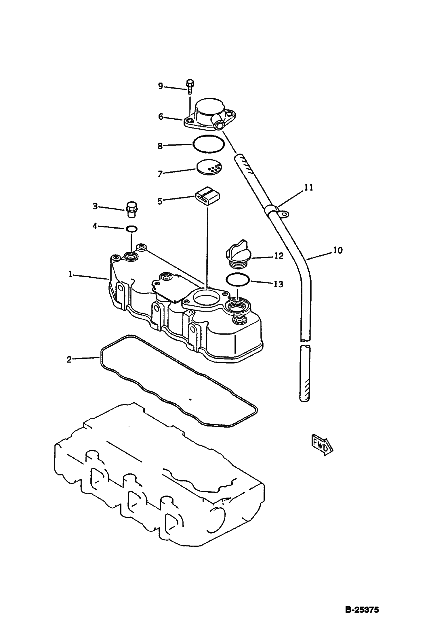 КРЫШКА ГОЛОВКИ ЦИЛИНДРА