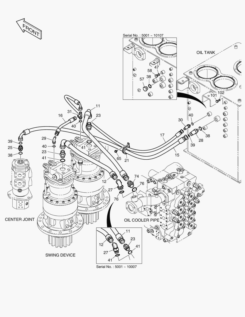 ТУБОПРОВОД МАСЛЯНОГО РАДИАТОРА(3)
