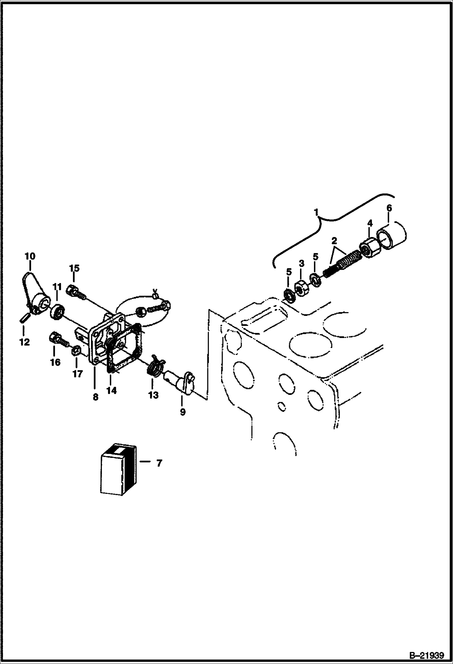 РЫЧАГ ОСТАНОВА ДВИГАТЕЛЯ KUBOTA - V2003T