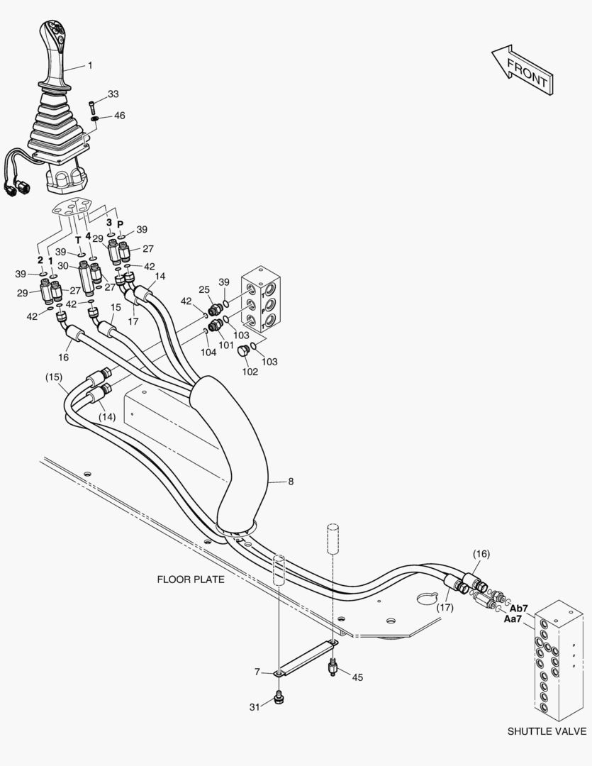 ТРУБОПРОВОД СЕРВОУПРАВЛЕНИЯ(6)