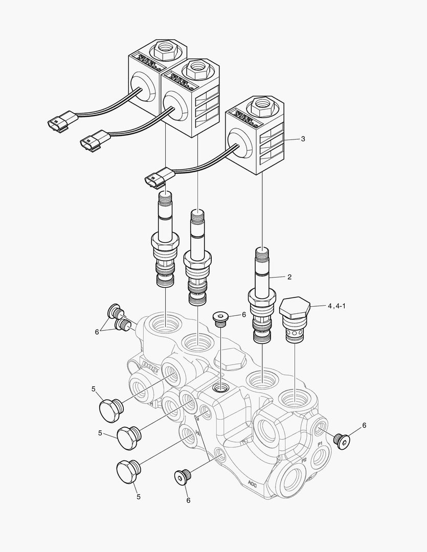 4240 SOLENOID VALVE - 3 SOL