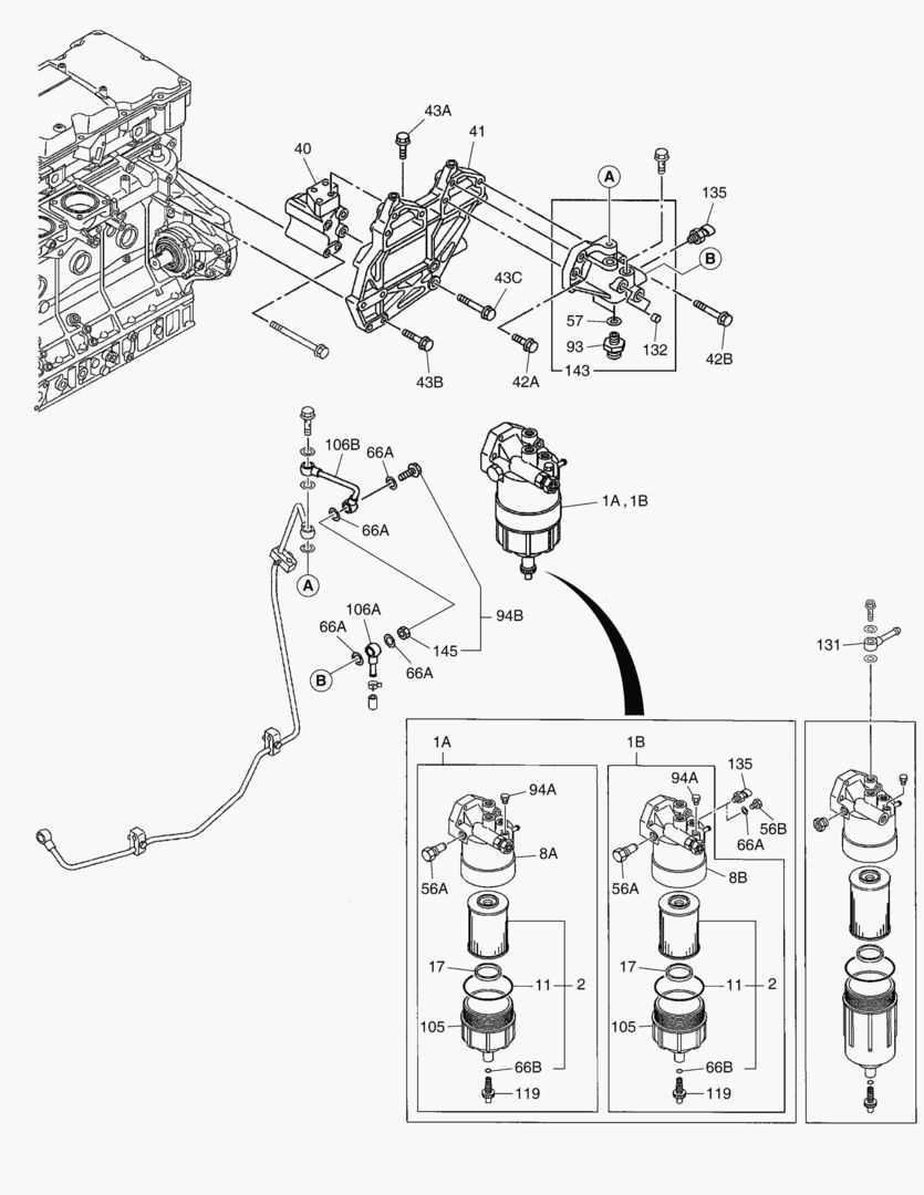 ТОПЛИВНЫЙ ФИЛЬТР И КРОНШТЕЙН