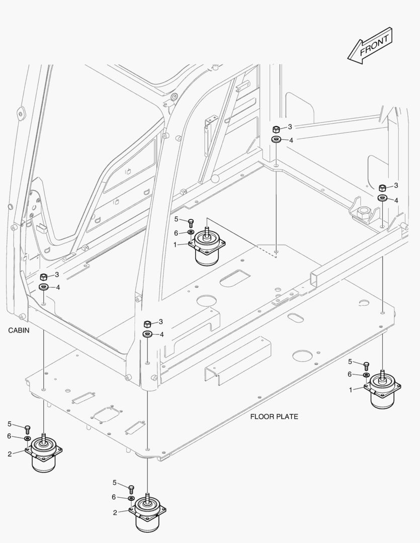 Спецтехника 7190 CABIN MOUNTING - FOGS - главное фото