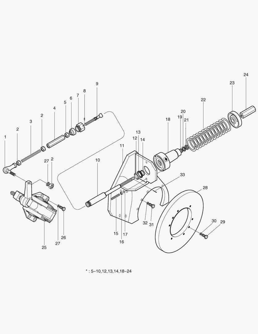 3320 PARKING BRAKE-MAX. TRAC [1001~1236]