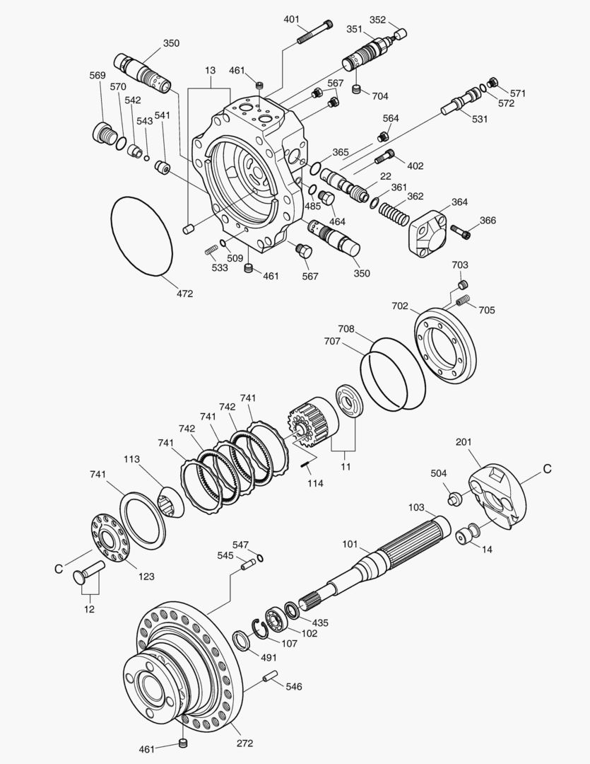 ХОДОВОЙ ГИДРОМОТОР