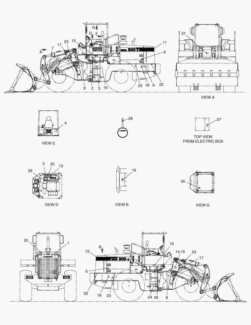 4118 NAME PLATE-OPEN CAB [347~]