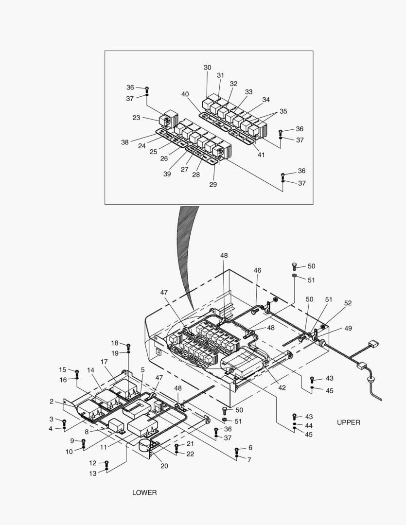 1680 ELECTRIC PARTS(1)-ELECTRIC BOX-CABIN [1062~]